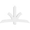 Ekena Millwork Davenport Architectural Grade PVC Gable Bracket, 72"W x 42"H x 4"D x 6"F, 14/12 Pitch GBP072X42X0406DAV00 - alternate 5